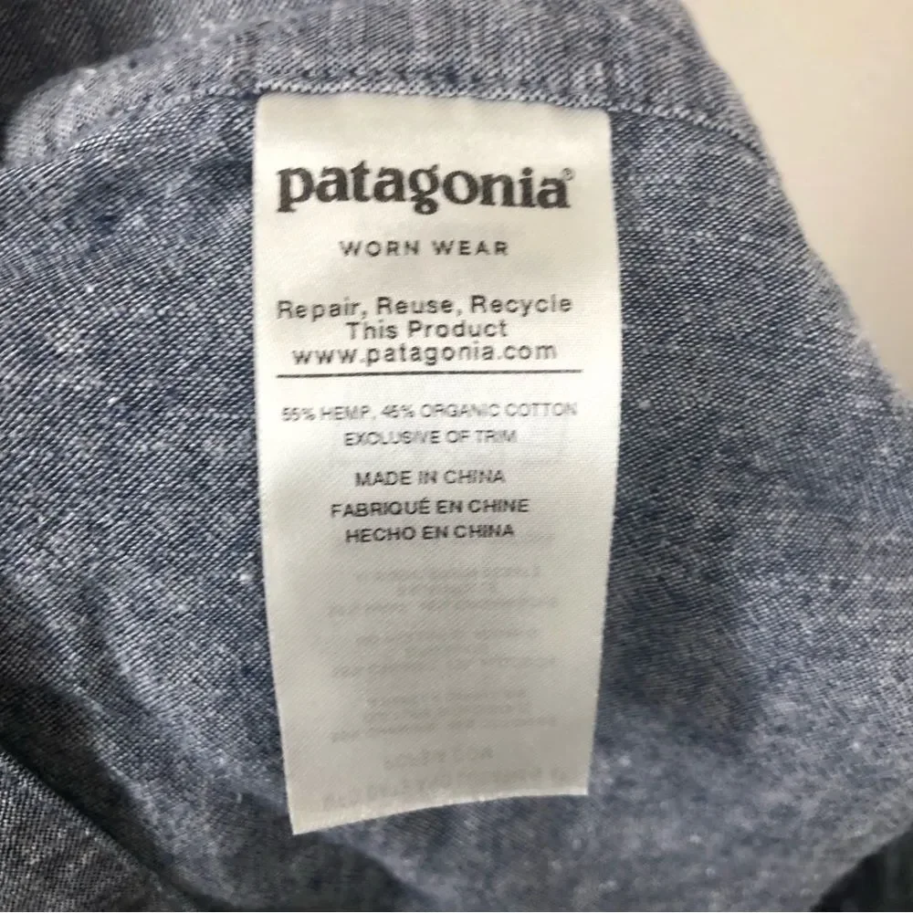 Patagonia Blue Back Step Hemp & Organic Cotton Shorts 38
